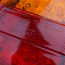 2 x 12v LED Rear Lights Stop Indicator Boat Car Trailer Truck Waterproof Si