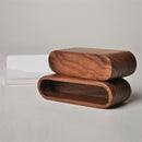 3 Pieces Wooden Business Card Holder Desk Business Card Holder Wood Card Ca