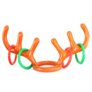 Inflatable Reindeer Christmas Gifts Hat Antler Hat Hair Band Ring Toss Ga3C
