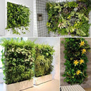 64 Pockets Vertical Wall Garden Planter Plant Grow Bag for Flower Vegetable