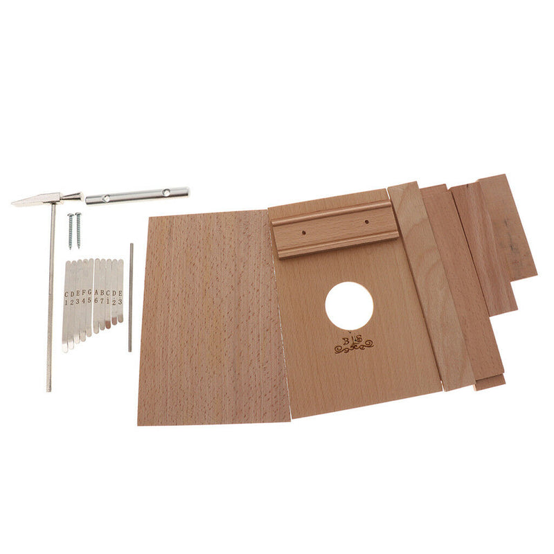 Wooden 10 Key Kalimba Mbira Exercise Kids Musicality Hand Percussion