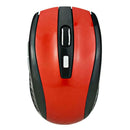 6 Buttons 2.4G USB Wireless Mouse 1600DPI Optical Mice for Laptop (Red)
