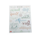 common words transparent clear silicone stamp seal for diy scrapbooking decor JR