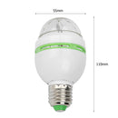 E27 RGB LED Bulb 3W Rotating Crystal Magic Ball Stage Party DJ Disco Light