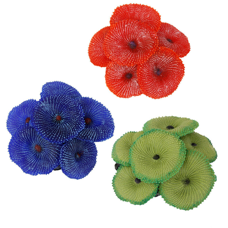 2 pcs Aquarium Decor Plastic Artificial Aquatic Coral   Tank Decoration