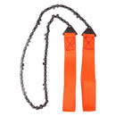 Camping Pocket Wire Saw Hand Chainsaw Outdoor Survival Emergency Tool Orange