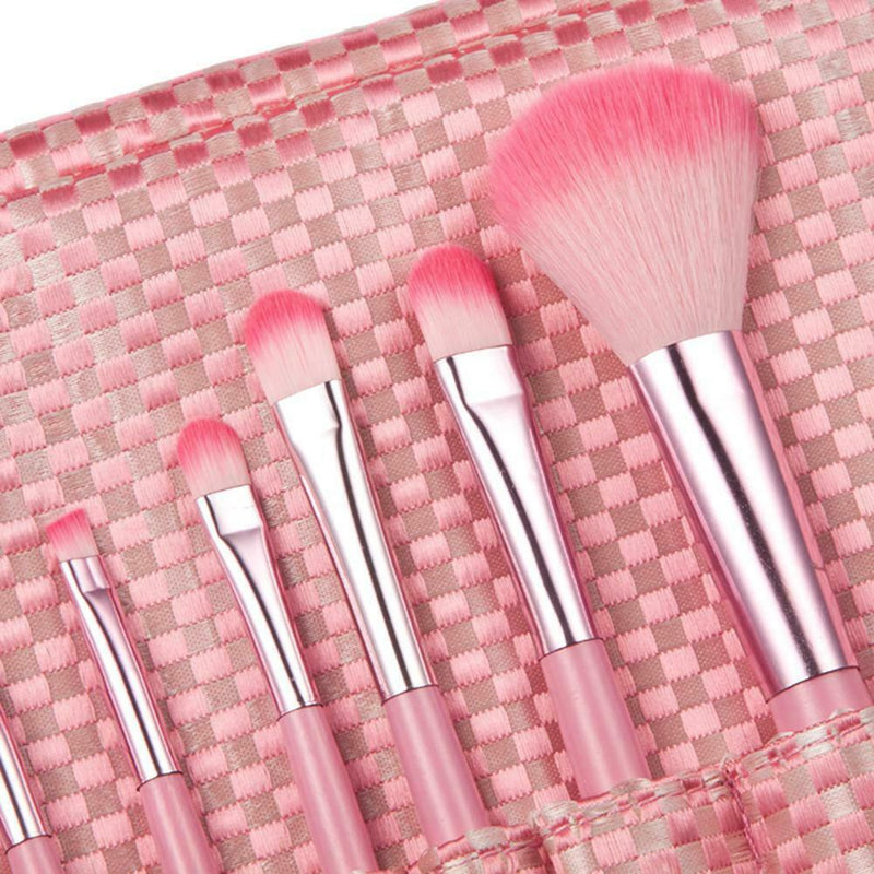 10Pcs New Cosmetic Makeup Brush Brushes Set Powder Eyeshadow Pink A