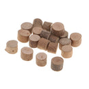 Natural Wooden Blocks - 30 Pc Wood Building Block Set Wooden Shapes for DIY Kids