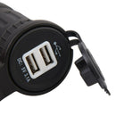 waterproof Motorcycle handle USB soc ket power Phone Charger W/ 60 CM Line