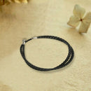 Jewelry Men's Necklace - 3mm Cord - Leather - Stainless Steel - for Men - C Y9T5