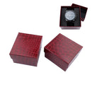 Red PU Noble Durable Present Gift Box Case For Bracelet Jewelry Watch BX
