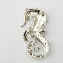 2pcs Crystal Rhinestone Seahorse Fashion Brooch Pin Pendant Party Jewelry