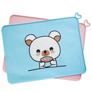 Placemats For Kids Silicone Placemat Baby Waterproof Heat Resistant Non-Sli