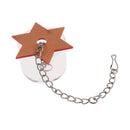 Parrot Bird Hex Star Acrylic Foraging Feeder Food Box Cage Toys for Treats