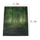 5x7FT Vinyl Studio Backdrop Photography Prop Foggy Forest Photo Background