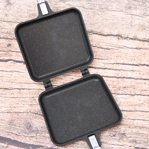 1Pcs Non-Stick Double-Sided Folding Frying Pan Sandwich Maker Mould Newest Use