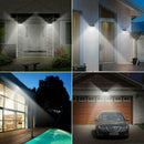 LED Solar Power PIR Motion Sensor Wall Light Outdoor Garden Home Lamp Secur D5D6