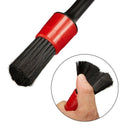 10 Pieces Interior Brushes Boar Hair Plastic Handle Automotive Detail Brush