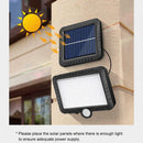 56LED Solar Motion Sensor Wall Light Outdoor Waterproof Yard Safety Street Lamp