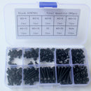 Screw & Nut Assortment Kit Flat Head Set M3 M4 M5 (280pcs) Socket Cap Hex Bolt