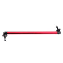 2Pcs Tone Aluminum Car Front Bumper Lip Splitter Tie Rod 20CM 7.9inch Red