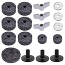Drum Cymbal Sleeves Washer Universal Anti Friction Protective Felt Pad Kit
