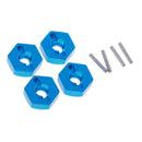 4x Wheel Hex 12mm Drive Hubs Adapter for Wltoys 12428 1/12 FY03 Parts
