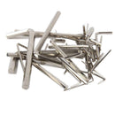 10PCS/SET 0.9mm-8mm Diameter Metric Short Arm Allen Hex Wrench Steel Hexago F7M0