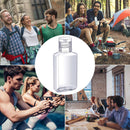 50pcs 30ml Plastic Portable Clear Empty Bottles Refillable Sanitizer Containers