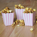 Popcorn Boxes Pink Trio (36 Pack) Polka Dot Chevron Stripe Treat Boxes - Sm