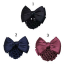 Fashion Bank hotel office Lady Hair Clip Cover Bowknot Bun Snood Women Headband