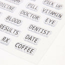 Transparent Clear Stamp DIY Silicone Seals Scrapbooking Card 24