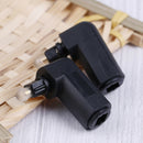 2Pcs 90 degree optical audio cable adapter male and female right angle Hn