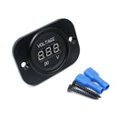 Voltage Meter LED Digital Display Voltmeter Instrument tester for Motorcycl I9N4