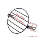 Motorcycle Headlight Cover-7Inch Retro Old School Metal Motorcycle Grill Si