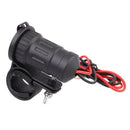 waterproof Motorcycle handle USB soc ket power Phone Charger W/ 60 CM Line
