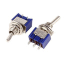 10pcs MTS-102 3-pin 2-shift head toggle switch On-on Toggle Switch New IZQ