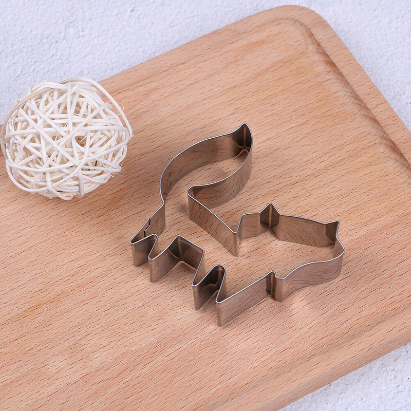 Stainless Steel fox Animal Cookie Cutter Cake Decoration Baking Mold Tools ME