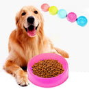 Candy Color Dog Plastic Bowls Cat Food Water Feeder Bowls Pet Feeding Suppl D5N5