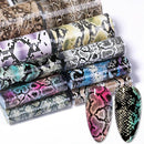 Nail Foils Colorful Serpentine Nail Art Transfer Stickers Decals DIY Manicure H7