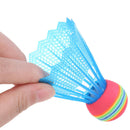 10x Badminton Rainbow Ball Head Nylon Badminton for Game Sport Entertainment Gw
