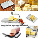 Cheese Cutter Blade Board & Cutter Kit Cake Dofu Butter Slicer Fork Scoop Set