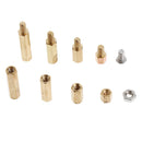 Assorted 120pcs M3 Male Female Hex Brass Spacer Stand-off Screw Nut Kits