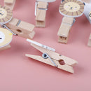 10pc/lot DIY Animal Wooden Photo Clips and Staples Mini School Office Suppli_
