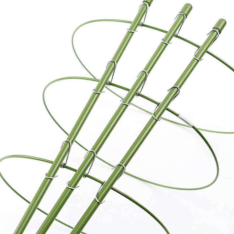 Climbing Plants Support, Garden Trellis Flowers Tomato Cages Stand Set Of 3