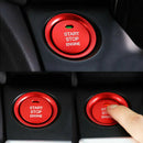 2PCS Red Car Engine Start Stop Button Switch Replace Cover Trim For Mazda CX5 4