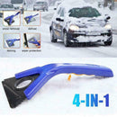 4in1 Car Vehicle Winter Shovel Ice Scraper Broom Removal Tool Shovel B8B4