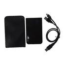 Aluminum 2.5" IDE HDD Hard Drive Enclosure Black Q6S5