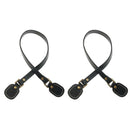 4pcs Bag Purse Strap Handbag Accessory DIY Repair Replacements Black+Brown