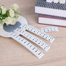 61 Keys Transparent Key Note Stickers for Piano Electronic Keyboard